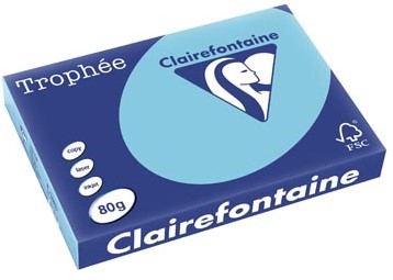 Kopieerpapier Trophee 1889 A3 80gr helblauw 500vel