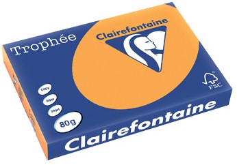 Kopieerpapier Trophee 1880 A3 80gr oranje 500vel