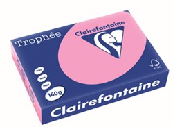 Kopieerpapier Trophee 1013 A4 160gr fel roze 250vel