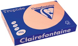 Kopieerpapier Trophee 1892 A3 80gr zalm 500vel