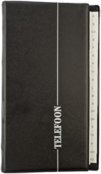 Telefoonalbum Kangaro 215x130mm A-Z 4-rings zwart