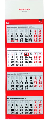 4-Maandskalender 2027 Quantore