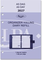 Agendavulling 2027 Kalpa A5 1dag/1pagina