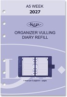 Agendavulling 2027 Kalpa A5 7dagen/2pagina's