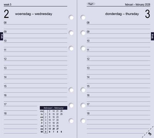 Agendavulling 2027 Kalpa Personal 1dag/1pagina-5