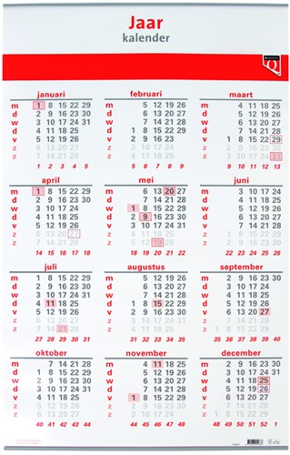Jaarkalender 2027 Quantore
