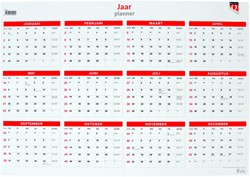 Jaarplankalender 2027 Quantore 48x68cm