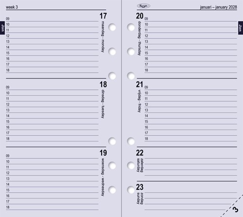 Agendavulling 2026 Kalpa Personal 7dagen/2pagina's-5