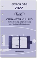 Agendavulling 2027 Kalpa Senior 1dag/1pagina