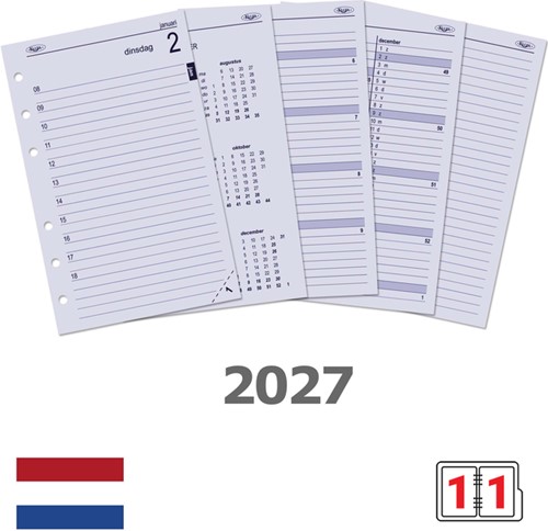 Agendavulling 2027 Kalpa Senior 1dag/1pagina-2
