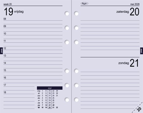 Agendavulling 2027 Kalpa Senior 1dag/1pagina-5