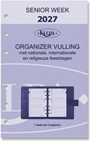 Agendavulling 2027 Kalpa Senior 7dagen/2pagina's