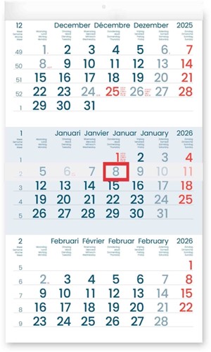 3-Maandskalender 2026 INNI Manager