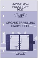Agendavulling 2027 Kalpa Pocket 1dag/1pagina