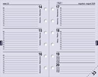 Organizer Kalpa Pocket inclusief agenda 2025-2026 7dagen/2pagina's bloemenzee zwart-10