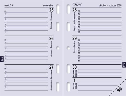 Agendavulling 2026 Kalpa Mini 7dagen/2pagina's-4