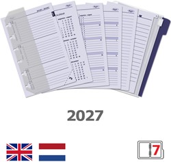 Agendavulling 2027 Kalpa Pocket jaardoos 7dagen/2pagina'