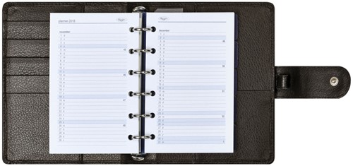 Organizer Kalpa Pocket inclusief agenda 2026-2027 7dagen/2pagina's keta bruin-1