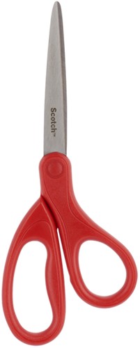 Schaar Scotch 18cm universeel rood blister-3