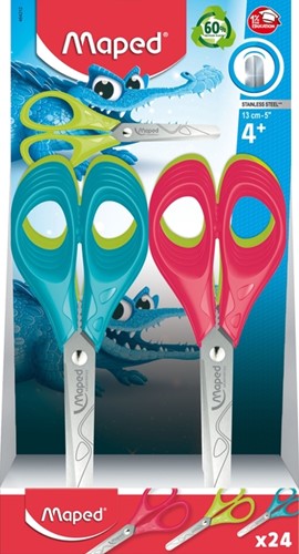 Kinderschaar Maped Essentials 13cm rechtshandig assorti-2
