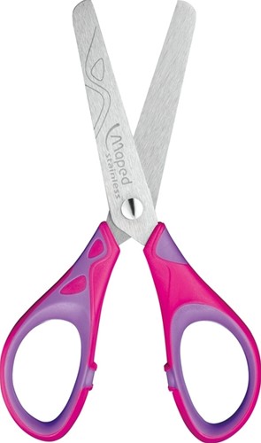 Schaar Maped Essentials Soft 13cm display á 24 stuks assorti-3