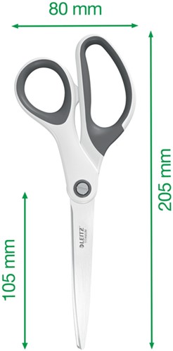 Schaar Leitz WOW 205mm titanium zwart-6