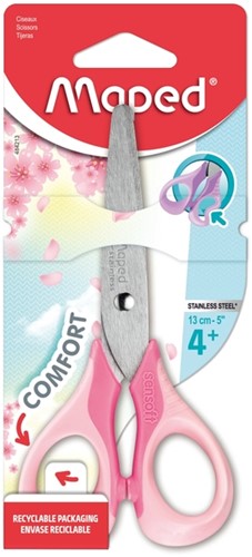 Schaar Maped Sensoft 13cm pastel assorti-1