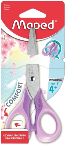 Schaar Maped Sensoft 13cm pastel assorti-3