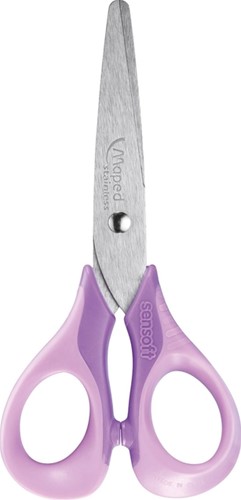 Schaar Maped Sensoft 13cm display á 24 pastel assorti-2