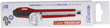 Snijmes Westcott premium 9mm met schuifsluiting rood-2