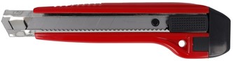 Snijmes Westcott premium 18mm met schuifsluiting rood-3