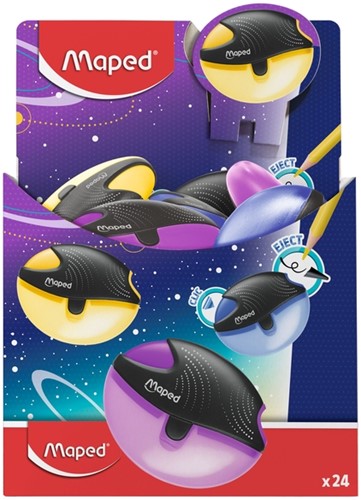 Puntenslijper Maped Galactic 1gaats display á 24 stuks assorti-2