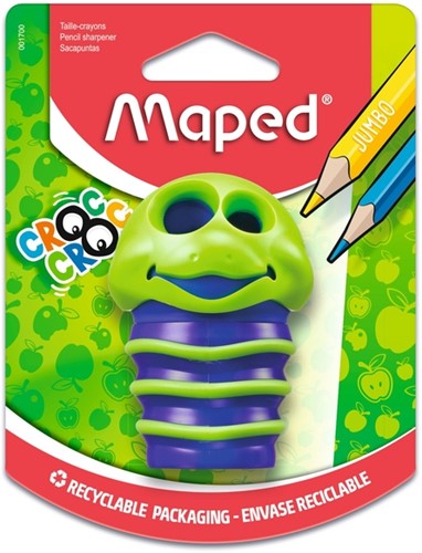 Puntenslijper Maped Croc Croc Bug 2gaats assorti-2