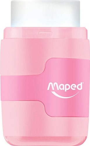 Puntenslijper Maped Connect 2-gaats met gum pastel assorti-1