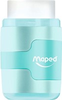 Puntenslijper Maped Connect 2-gaats met gum pastel assorti-5