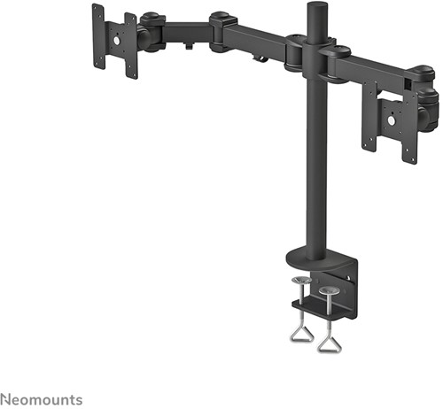 Monitorarm Neomounts D960D 2x10-27" met klem zwart-2