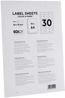 Label Colop E-mark 48x18mm 300 stuks wit-2