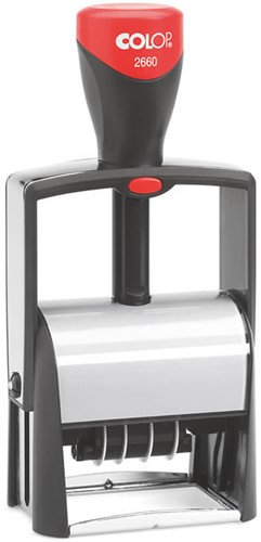 Woord-datumstempel Colop Heavy Duty 2660 Classic Line personaliseerbaar