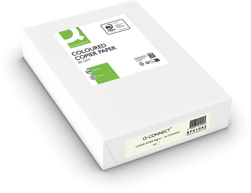 Kopieerpapier Q-Connect A4 80gr creme 500 vel
