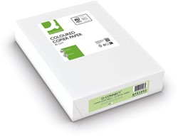 Kopieerpapier Q-Connect A4 80gr lichtgroen 500 vel