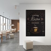 Kliklijst Europel Economy B1 7007x1000mm lijst 25mm zwart-3