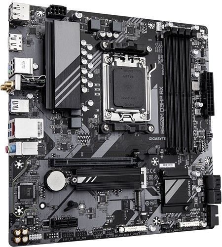 GIGABYTE B650M D3HP AX moederbord AMD B650 Socket AM5 micro ATX-3