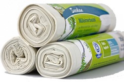 Afvalzak (pedaalemmer) Secolan PE-LD 50x62cm 35liter wit 20stuks op rol