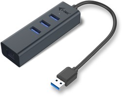 i-tec Metal USB 3.0 HUB 3 Port + Gigabit Ethernet Adapter
