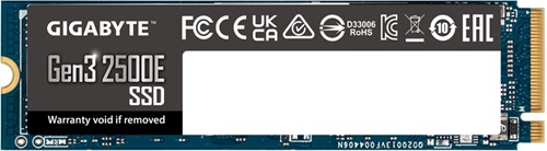 GIGABYTE Gen3 2500E SSD 2TB M.2 PCI Express 3.0 NVMe 3D NAND