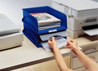 Sorteerbak Leitz 5231 Sorty met klep blauw-3