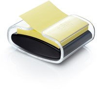 Memoblokdispenser Pro tbv Post-it Z-Notes 76x76mm incl notes transparant zwart