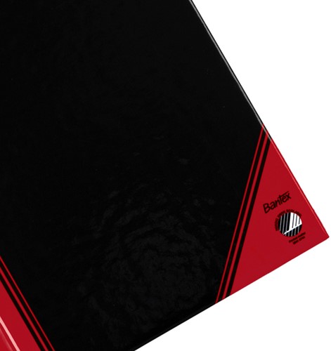 Notitieboek Bantex zwart/rood A6 lijn 70gr 96vel-3
