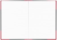 Notitieboek Bantex zwart/rood A4 lijn 70gr 96vel-3