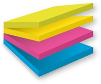 Memoblok Post-it 2014 Super Sticky 76x76mm smart kubus Rio 300 vel-2